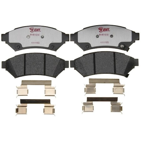 R/M Brakes BRAKE PADS OEM OE Replacement Hybrid Technology Includes Mounting Hardware EHT1075H